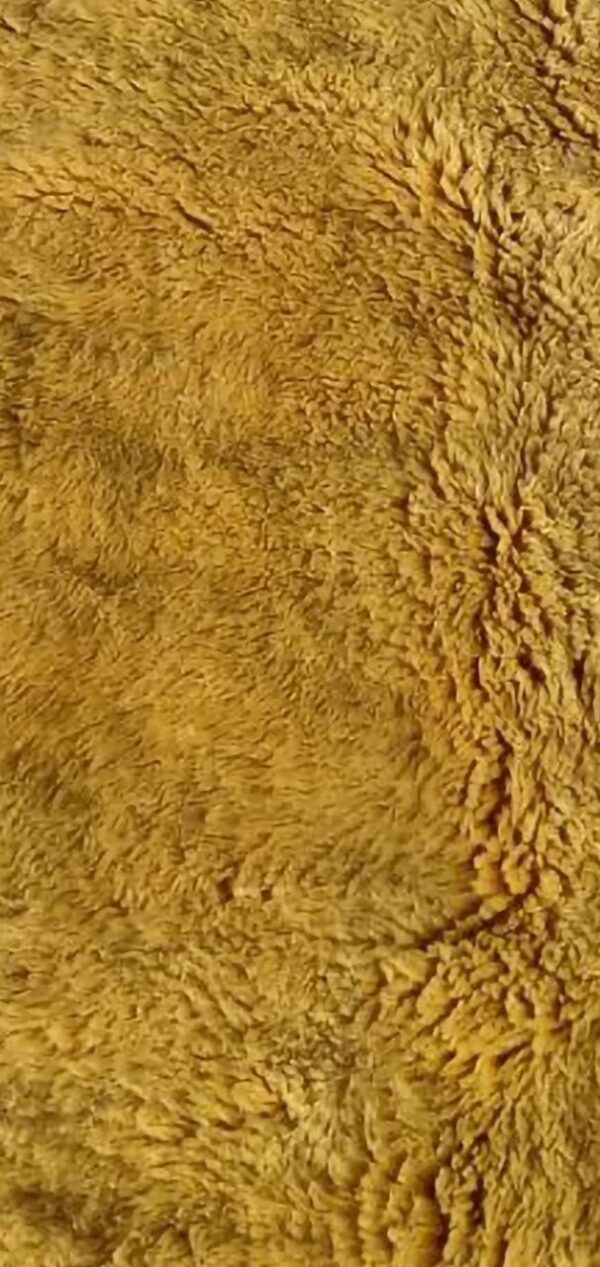 Handmade modern yellow rug beni Mrirt Moroccan - Image 8